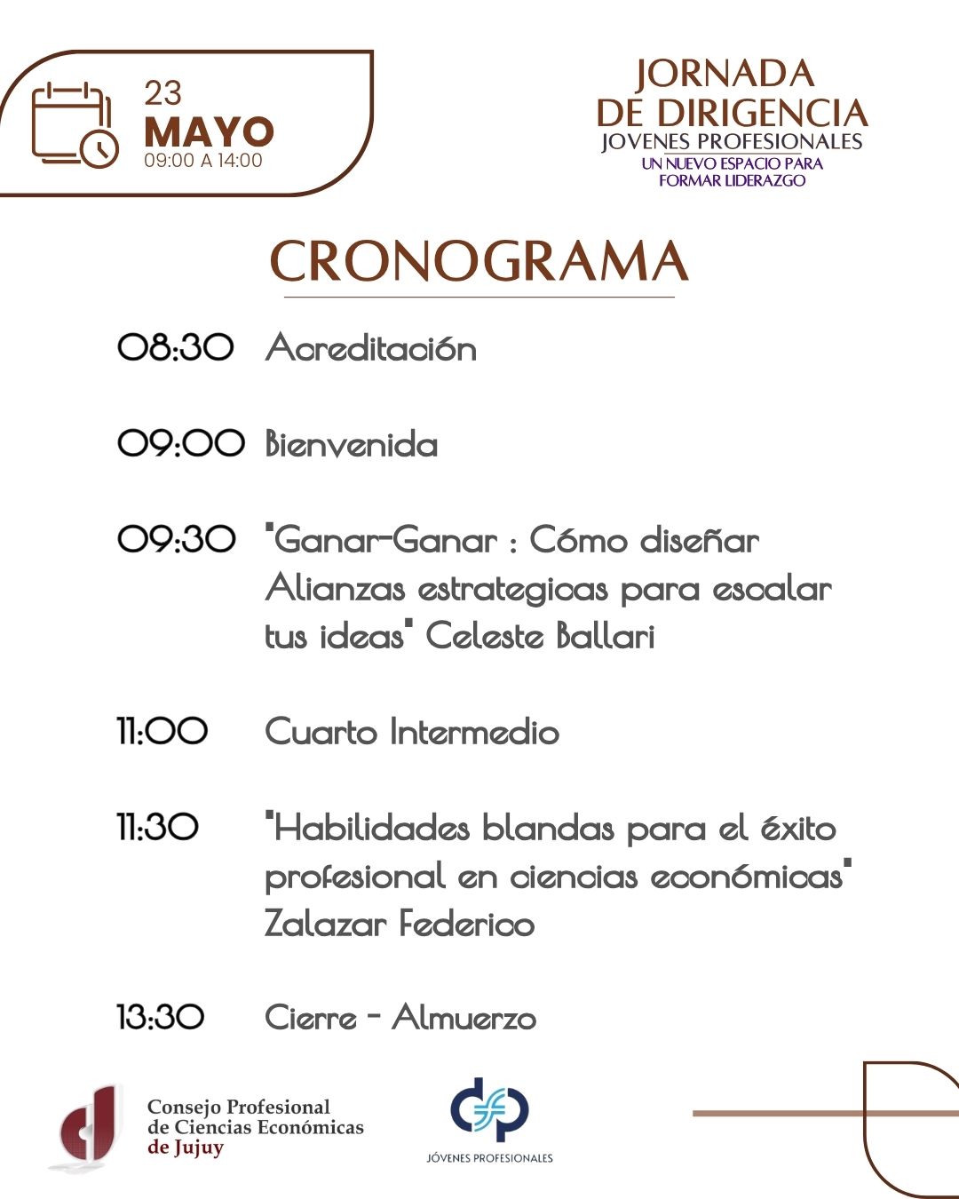 JORNADA DE DIREGENCIA JOVENES PROFESIONALES